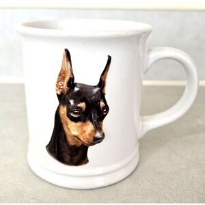 Miniature Pinscher 3D Coffee Mug Best Friend Originals VTG 1999 XPRES Min Pin